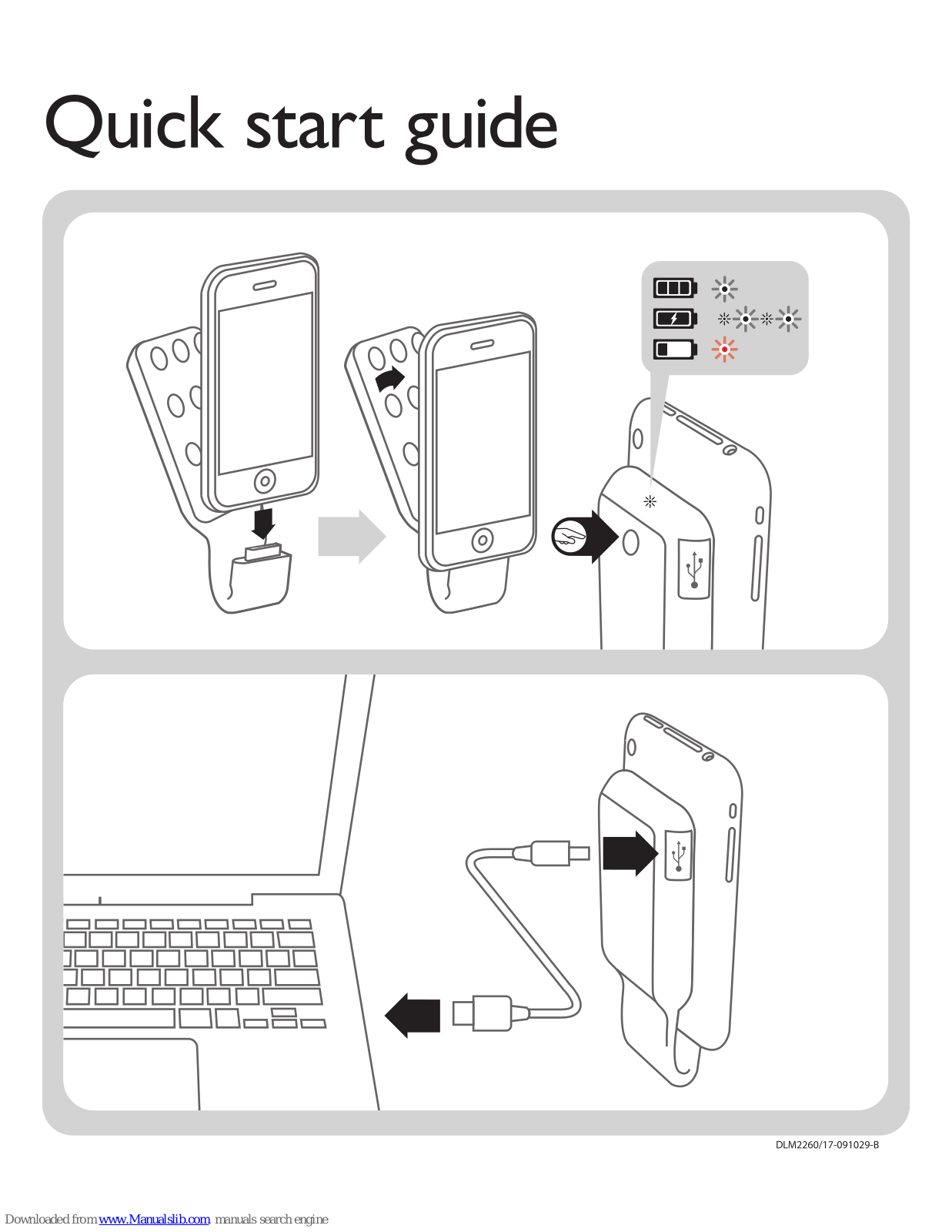 Philips DLM2260/93, DLM2260 Quick Start Manual