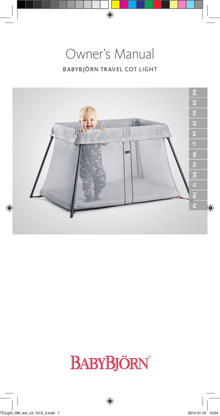 BabyBjörn Travel Cot Light User Manual