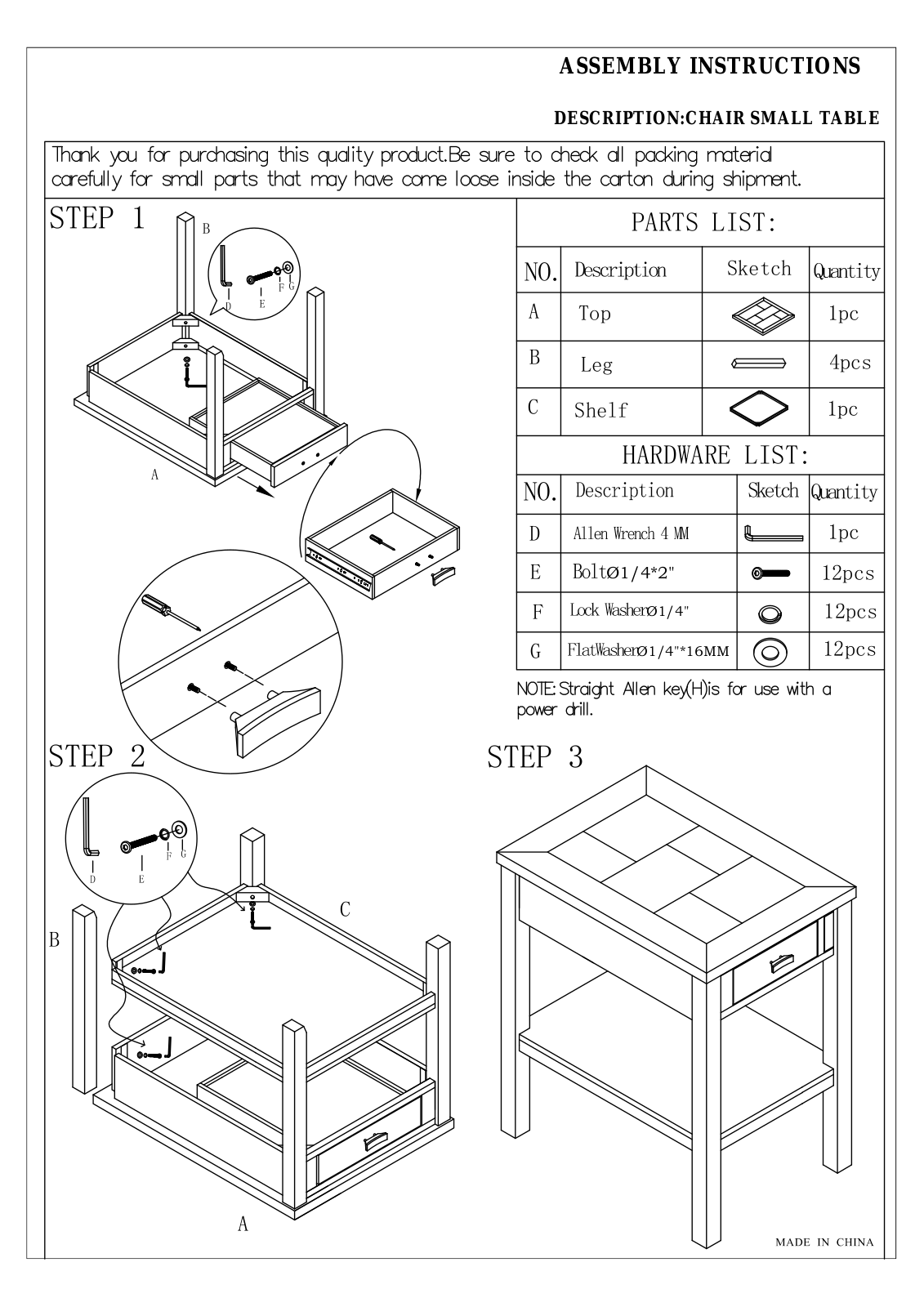 Loon Peak LOON2239 Assembly Instructions - ManualMachine.com