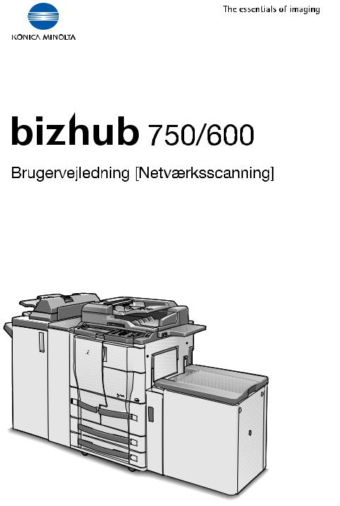 Konica minolta BIZHUB 600, BIZHUB 750 Manual