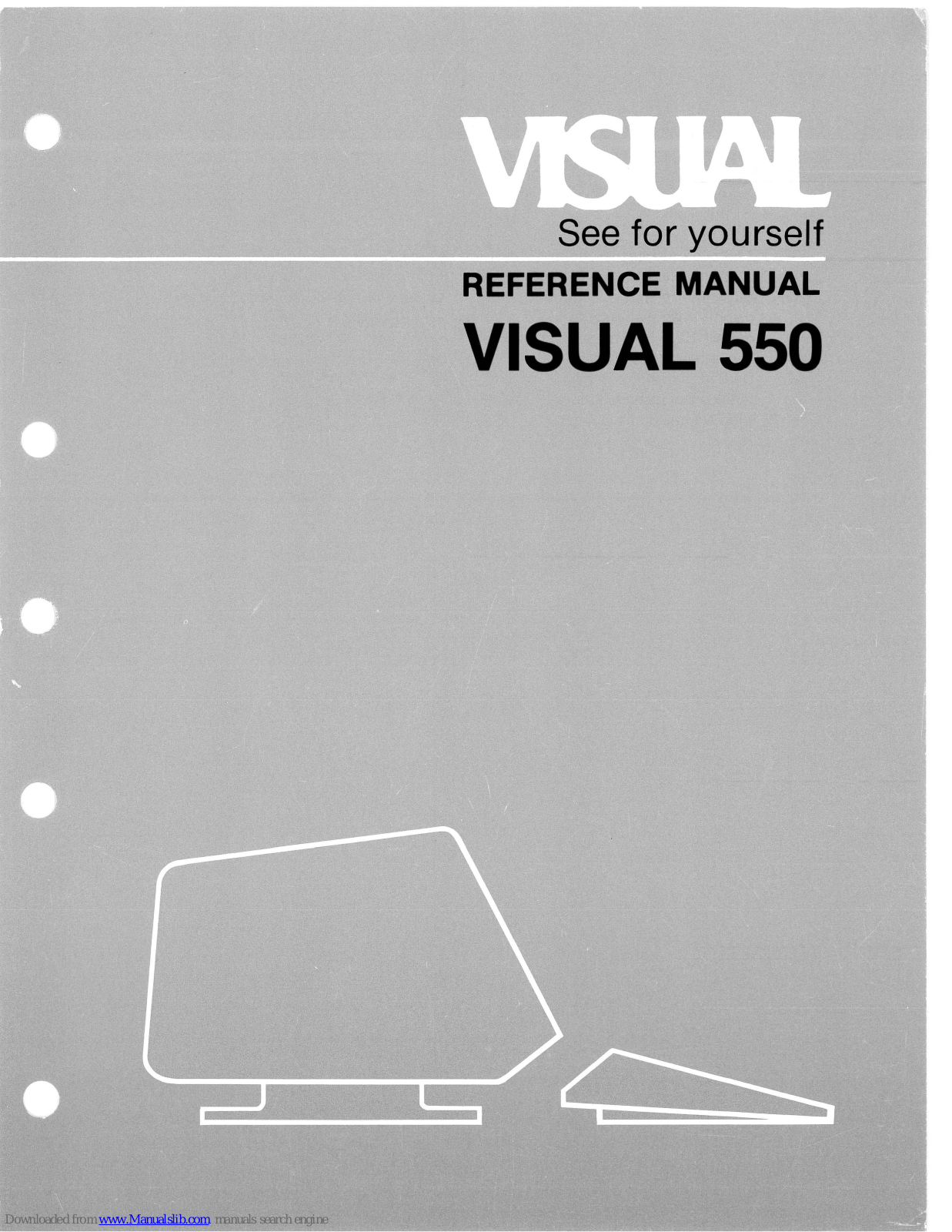 VISUAL 550 Reference Manual - ManualMachine.com