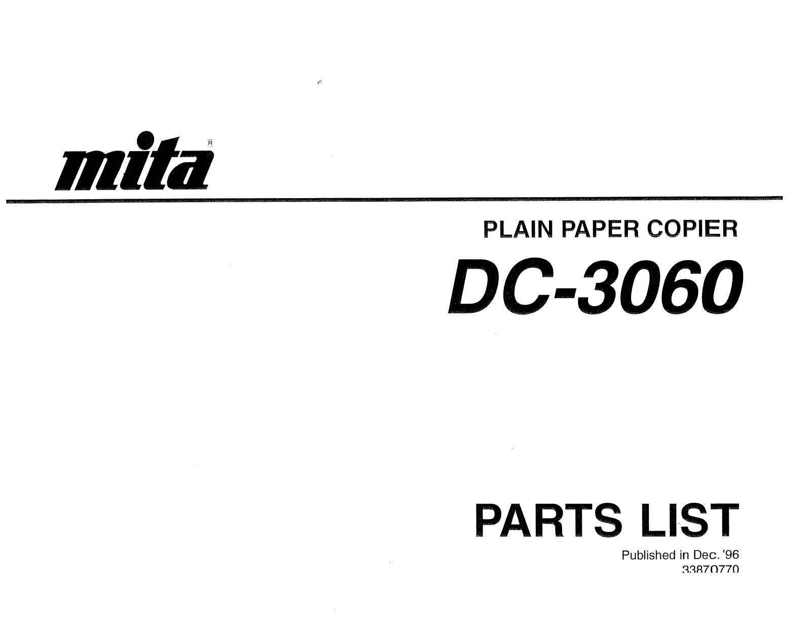 Lista DC-3060 Service Manual - ManualMachine.com