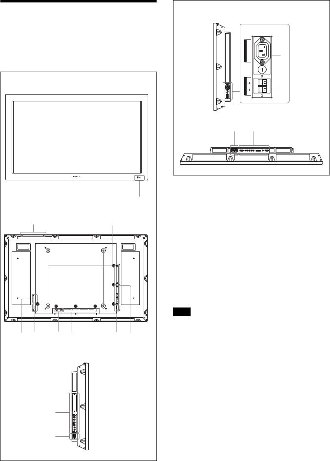 Sony FWD-42PV1, FWD-42PV1P, FWD-42PV1A Operating Manual