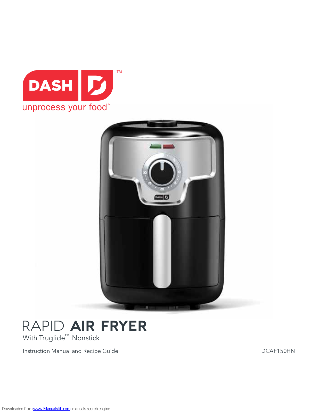 Dash DCAF150HN Instruction Manual And Recipe Manual