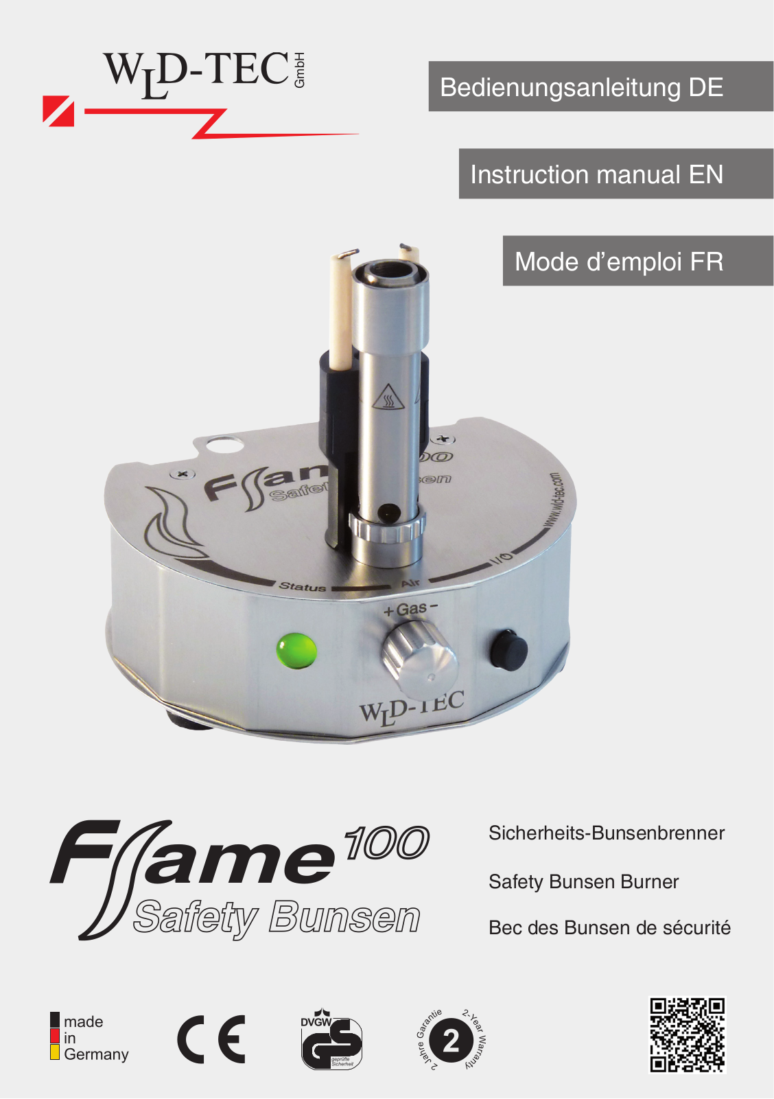 WLD-TEC Flame100 Instruction Manual - ManualMachine.com