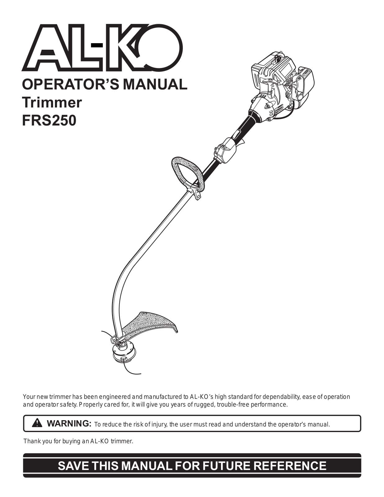 Al-ko FRS250 User Manual