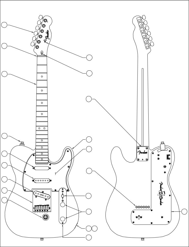 Fender Nashville-B-Bender-Telecaster Service Manual