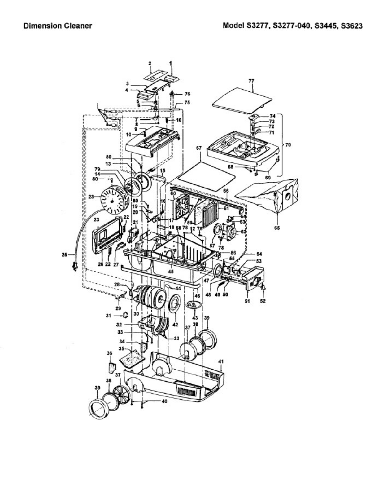 Hoover S3623, S3445, S3277-040, S3277 Owner's Manual