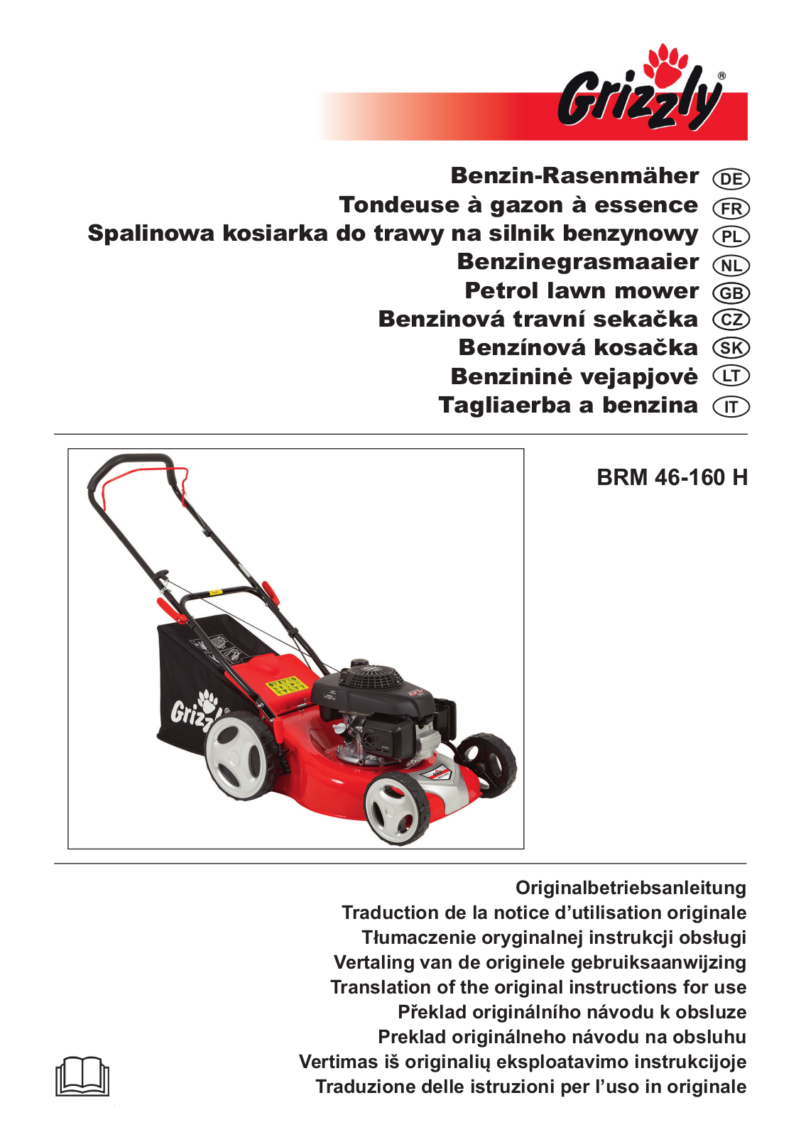 Grizzly BRM 46 160 H Service Manual