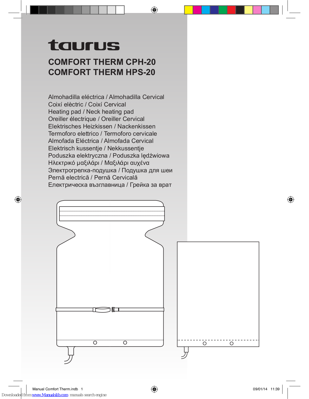 Taurus COMFORT THERM CPH-20, COMFORT THERM HPS-20 User Manual