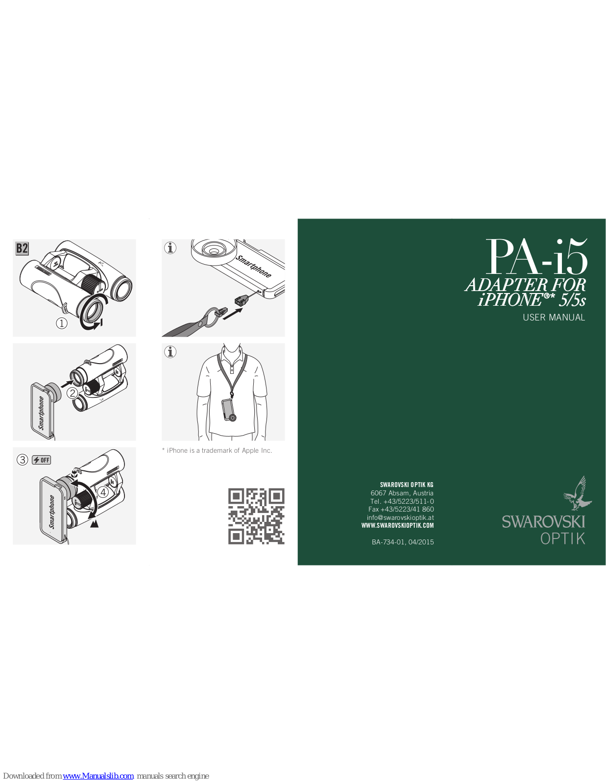 Swarovski Optik PA-i5 User Manual