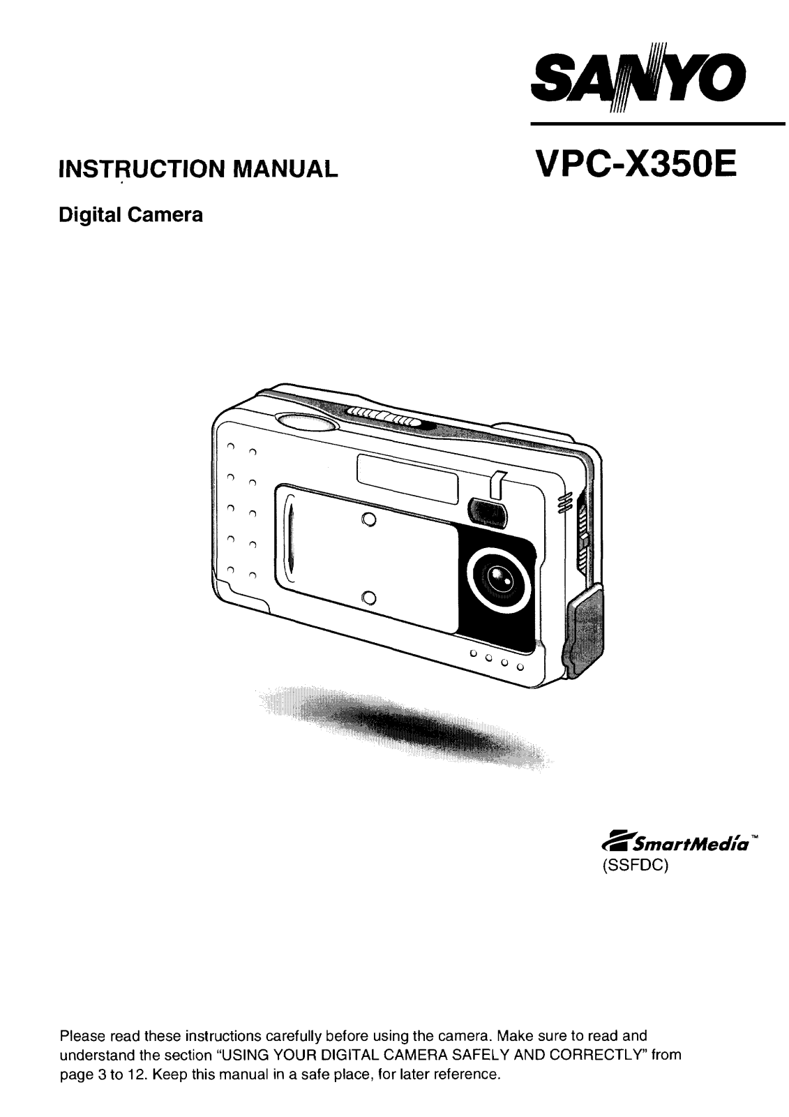 Sanyo VPC-X350E Instruction Manual