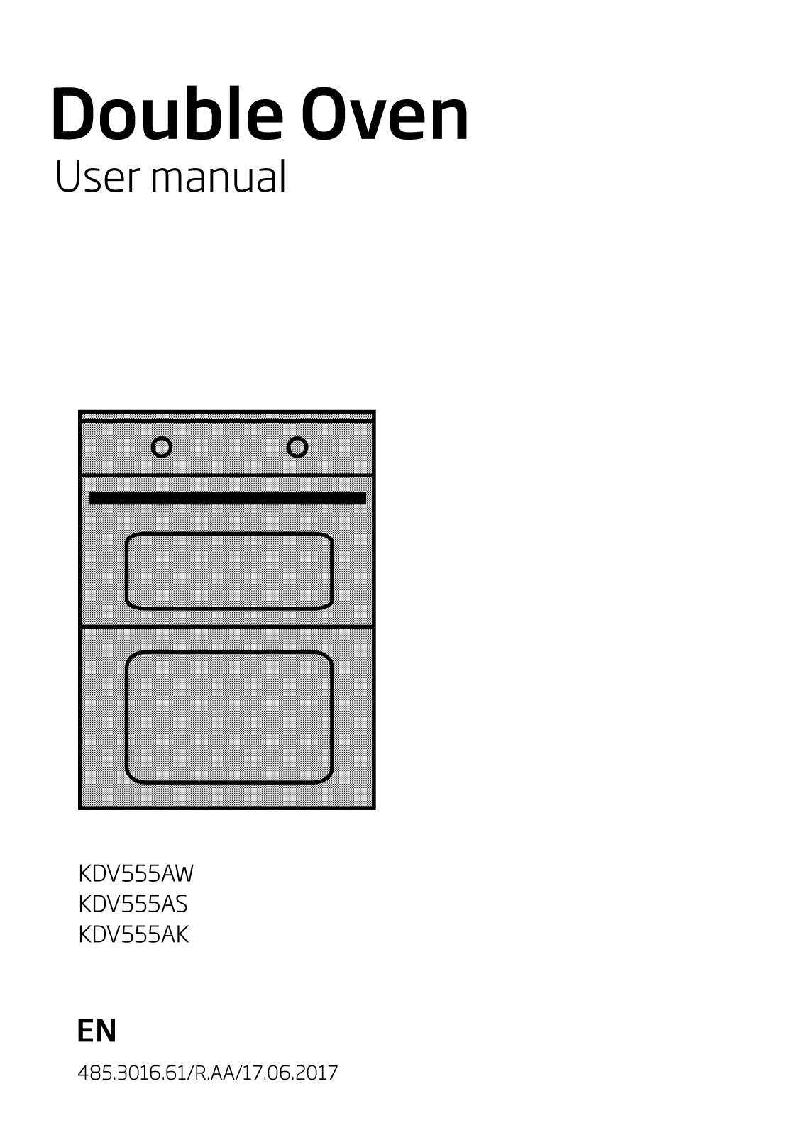 Beko KDV555AS Instruction manual