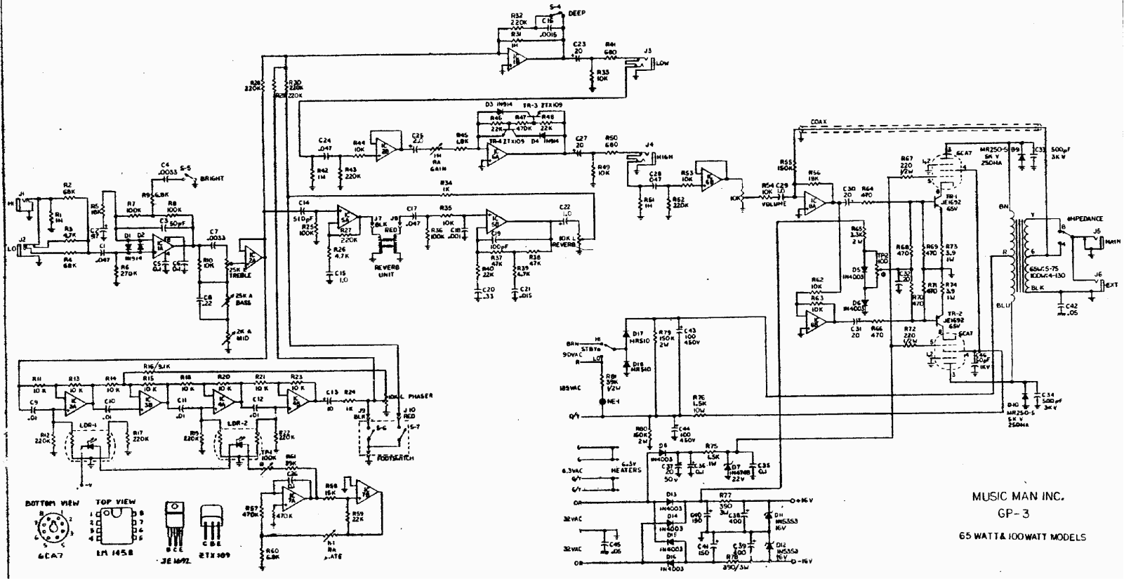 Musicman gp3 schematic