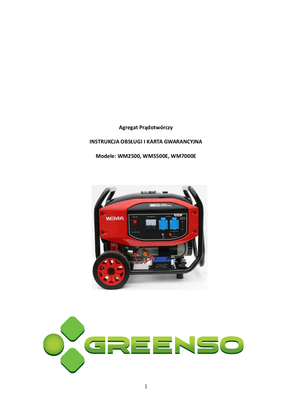 WEIMA WM5500E User guide - ManualMachine.com