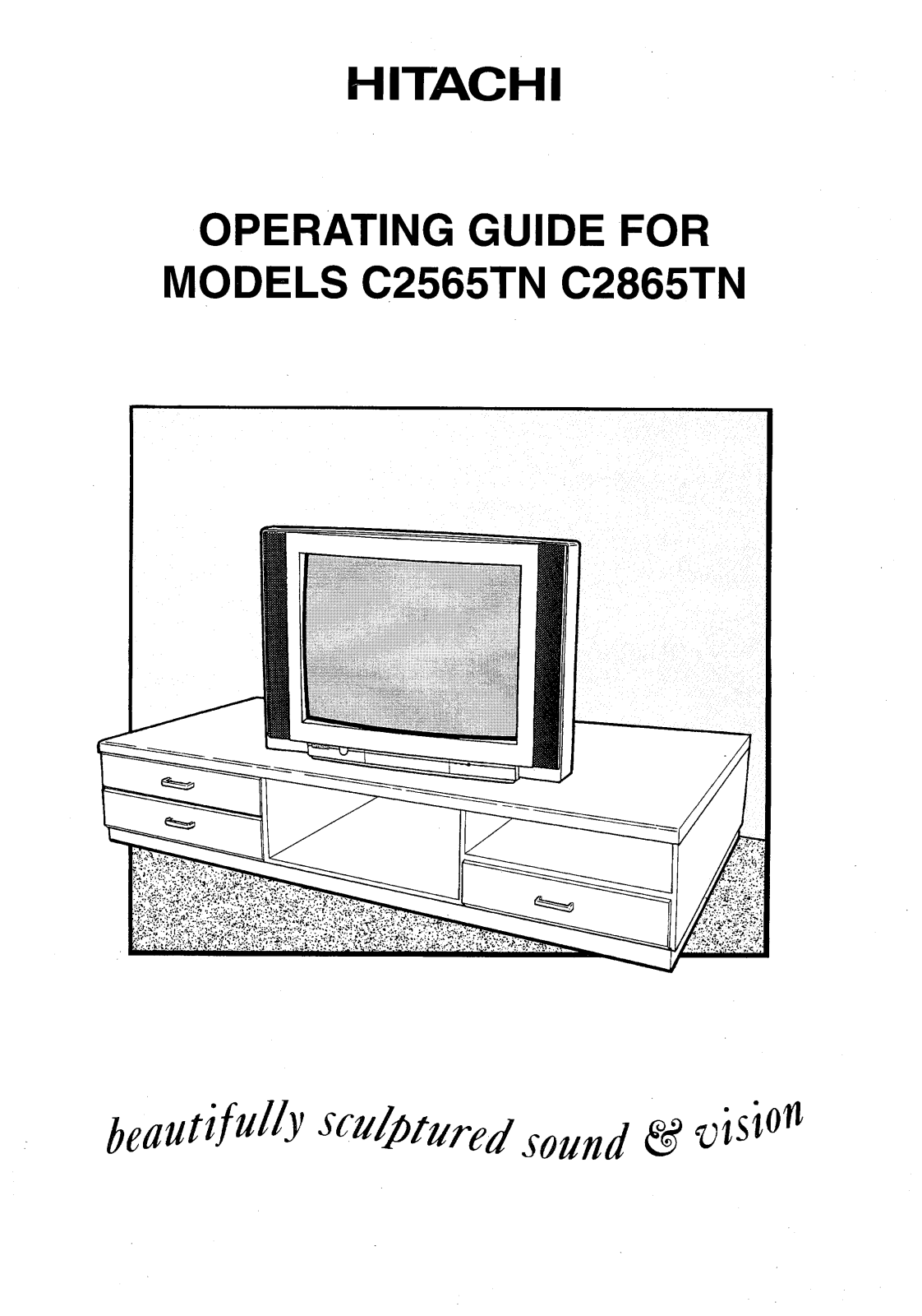 Hitachi C2865TN, C2565TN User Manual