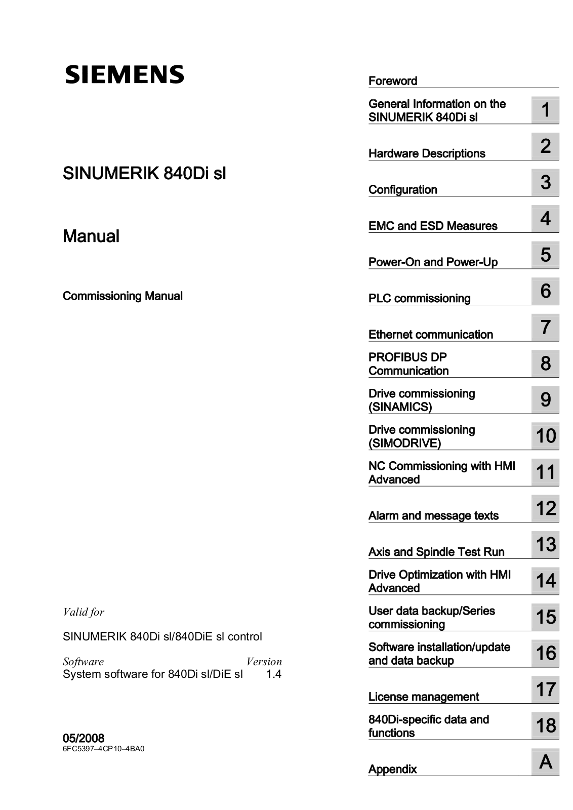 siemens 840Disl User Manual