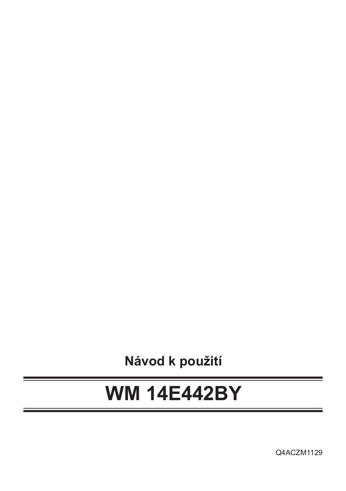 Siemens WM 14E442 BY User Manual