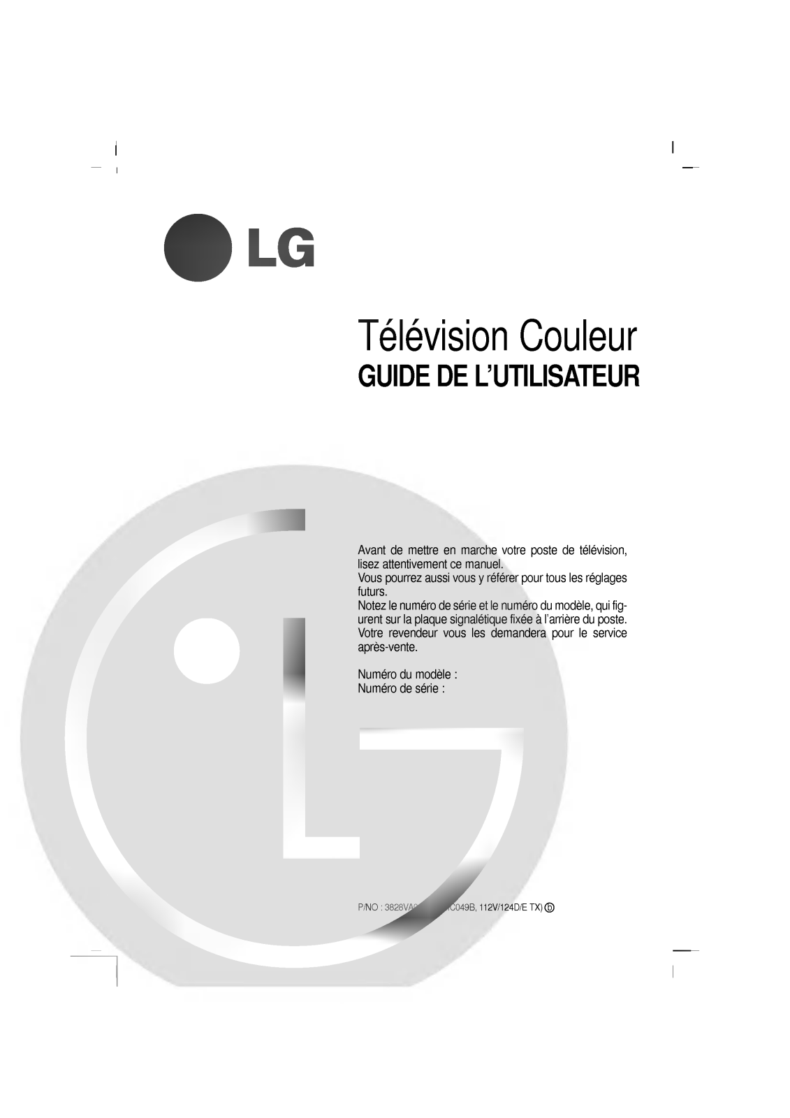 LG RT-20CA25VQ Owner’s Manual