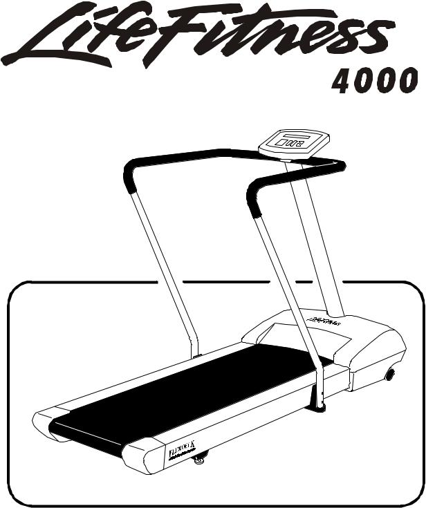 Life Fitness 4000 User Manual