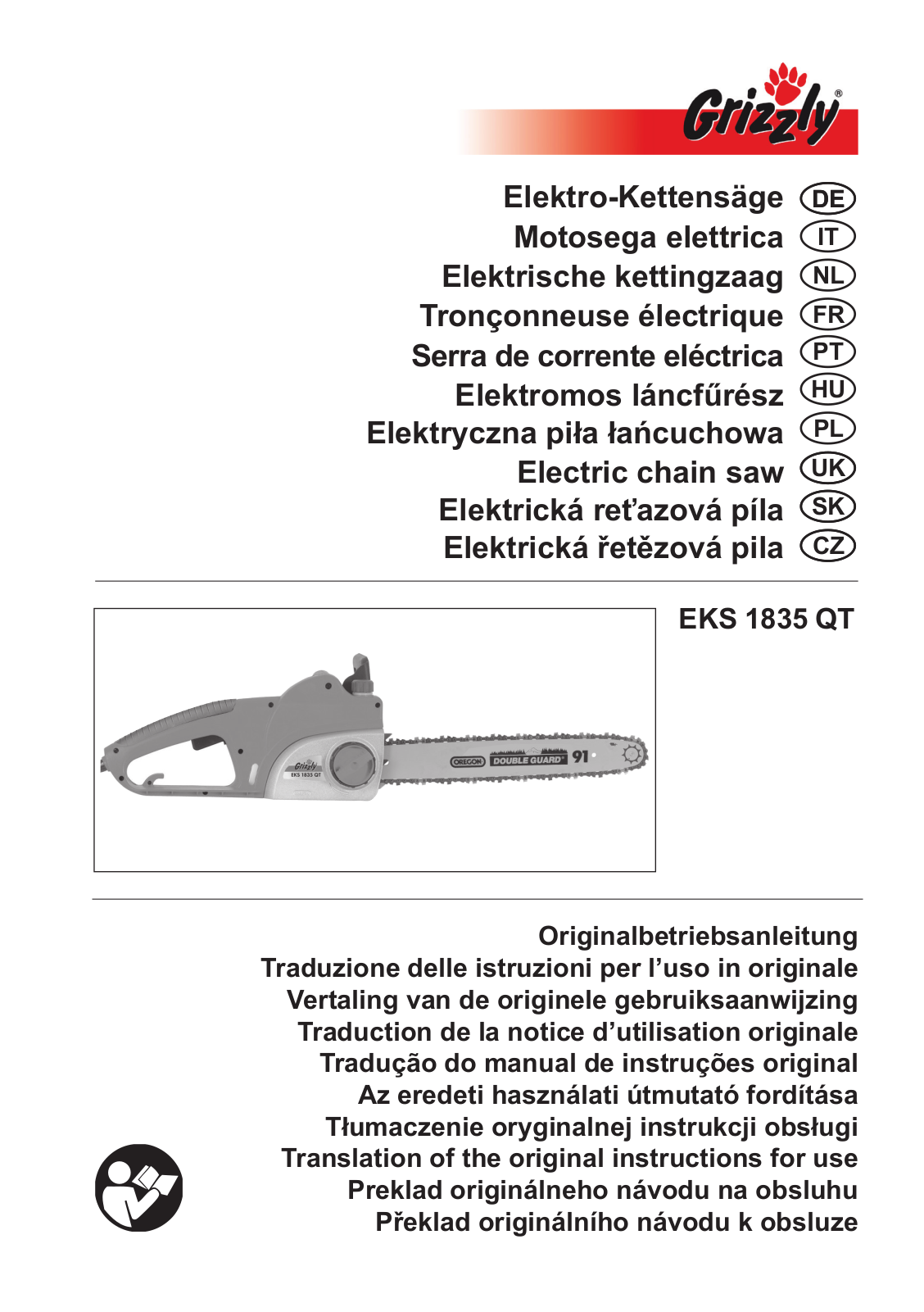 Grizzly EKS1835QT User Manual