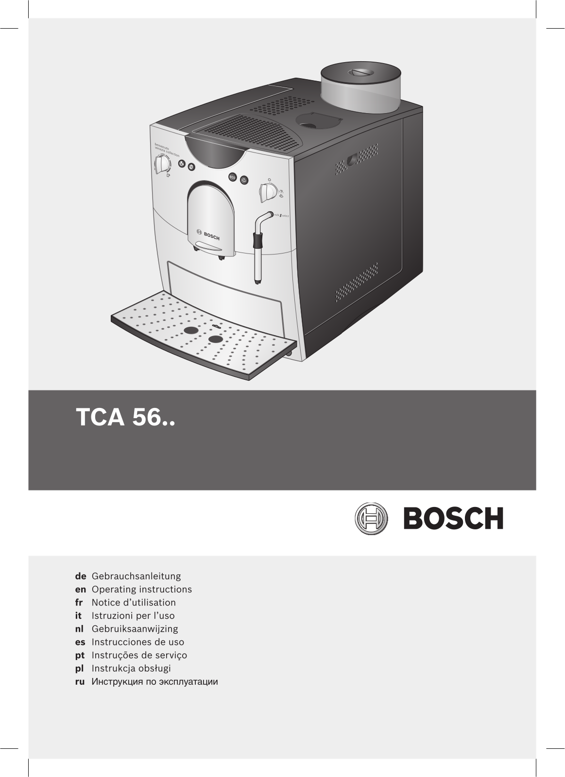 Bosch TCA5608 User Manual