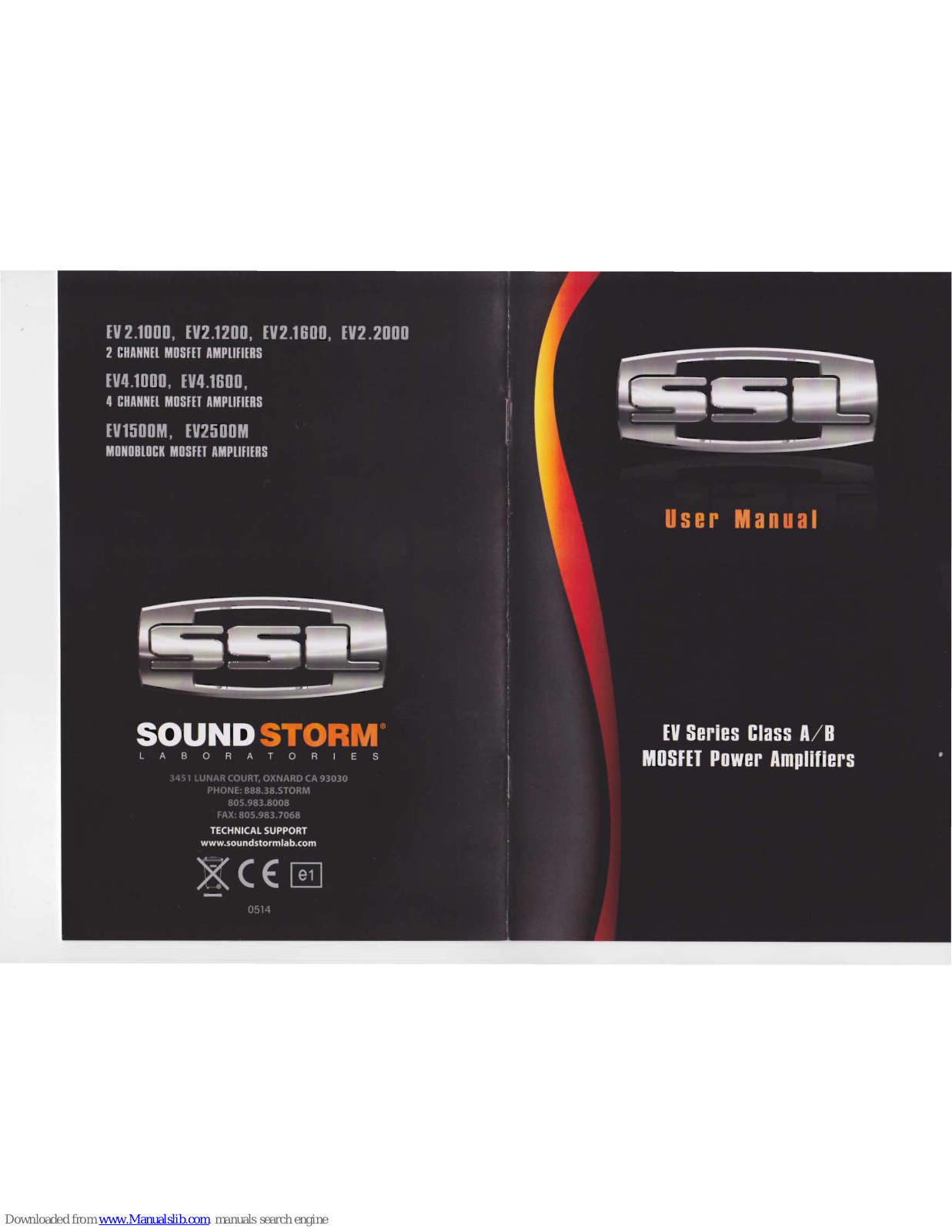 Ssl ev2.1000, ev2.1200, ev2.1600, ev2.2000, ev4.1000 User Manual - ManualMachine.com
