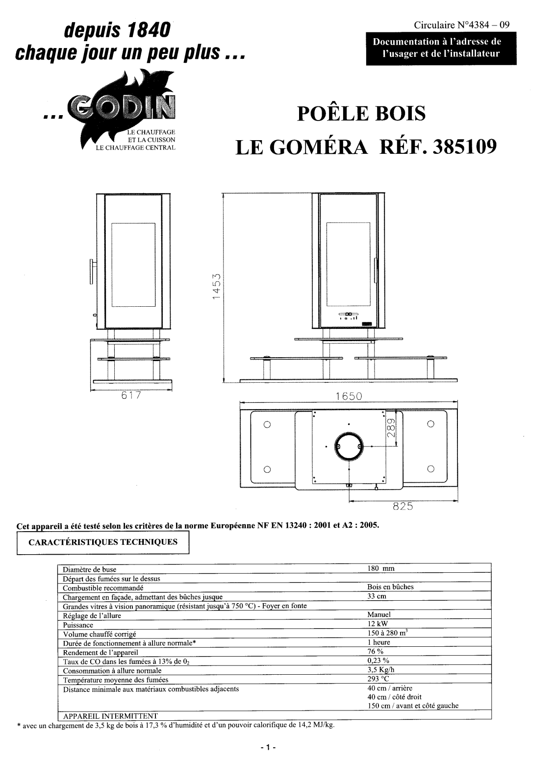 GODIN 385109 User Manual