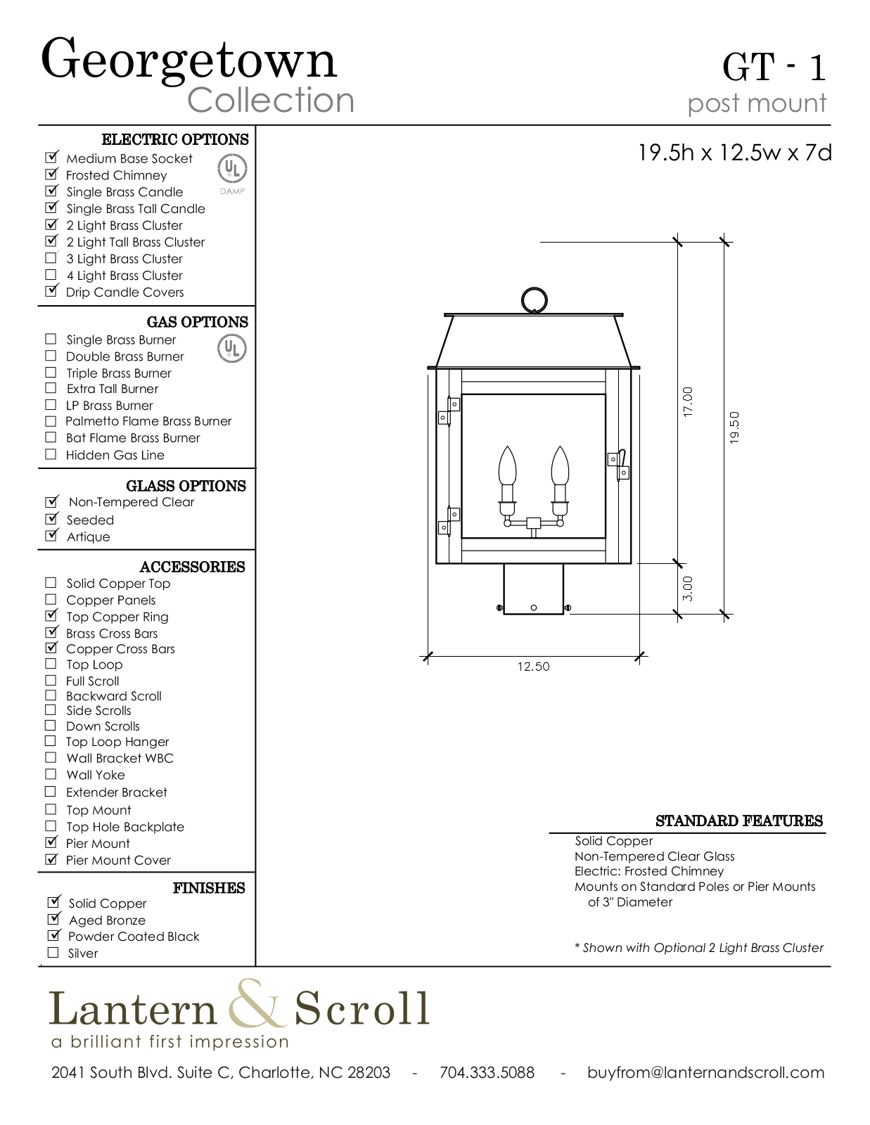 Lantern & Scroll LASC1095 Specifications - ManualMachine.com
