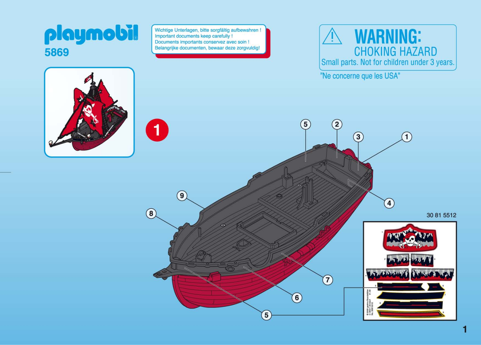 Playmobil 5869 Instructions