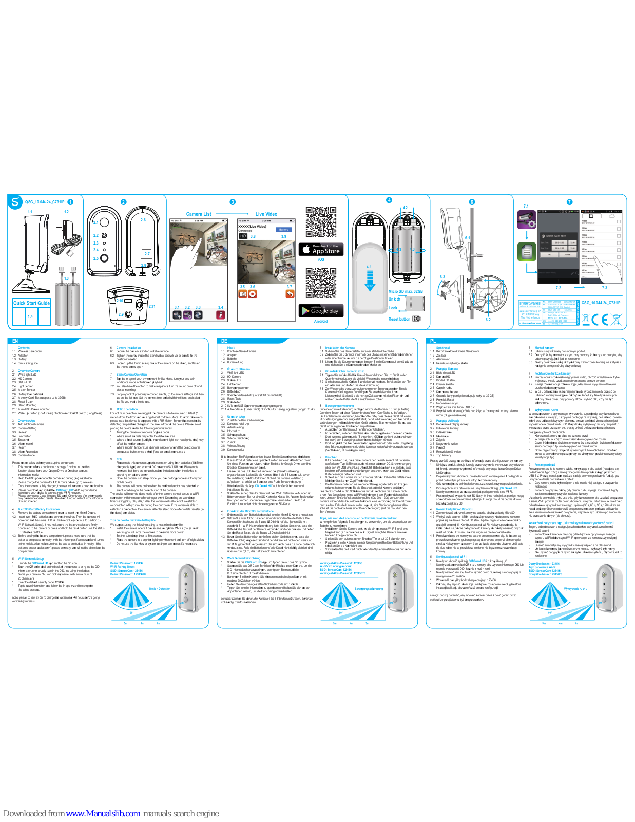 elv C731IP Quick Start Manual - ManualMachine.com
