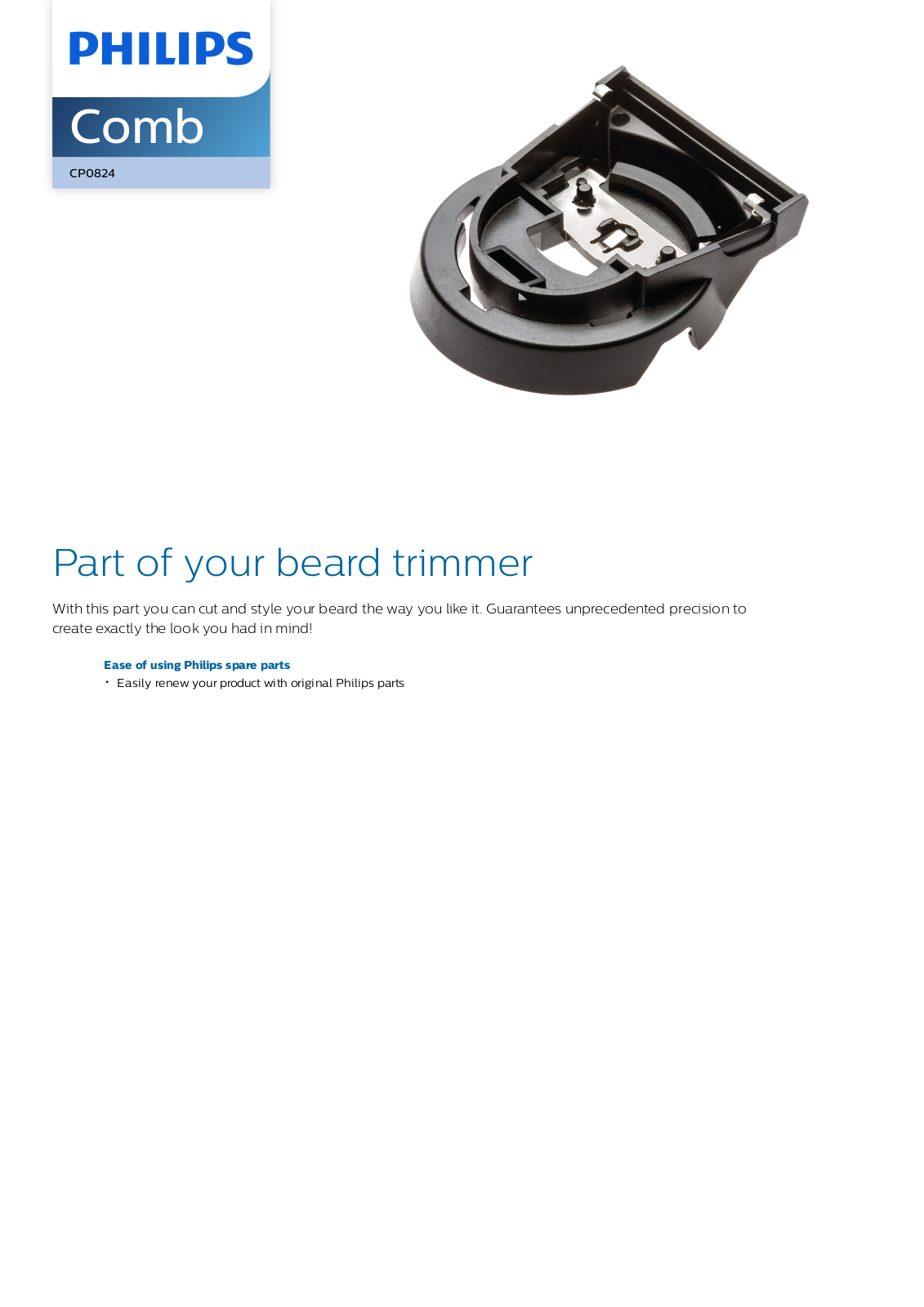 Philips CP0824/01 leaflet - ManualMachine.com