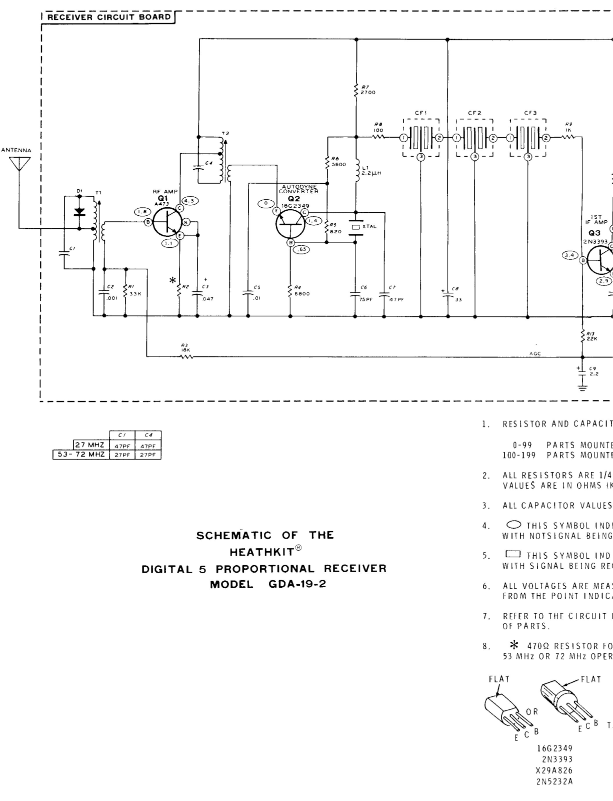 Heathkit GDA-19-2 Schematic