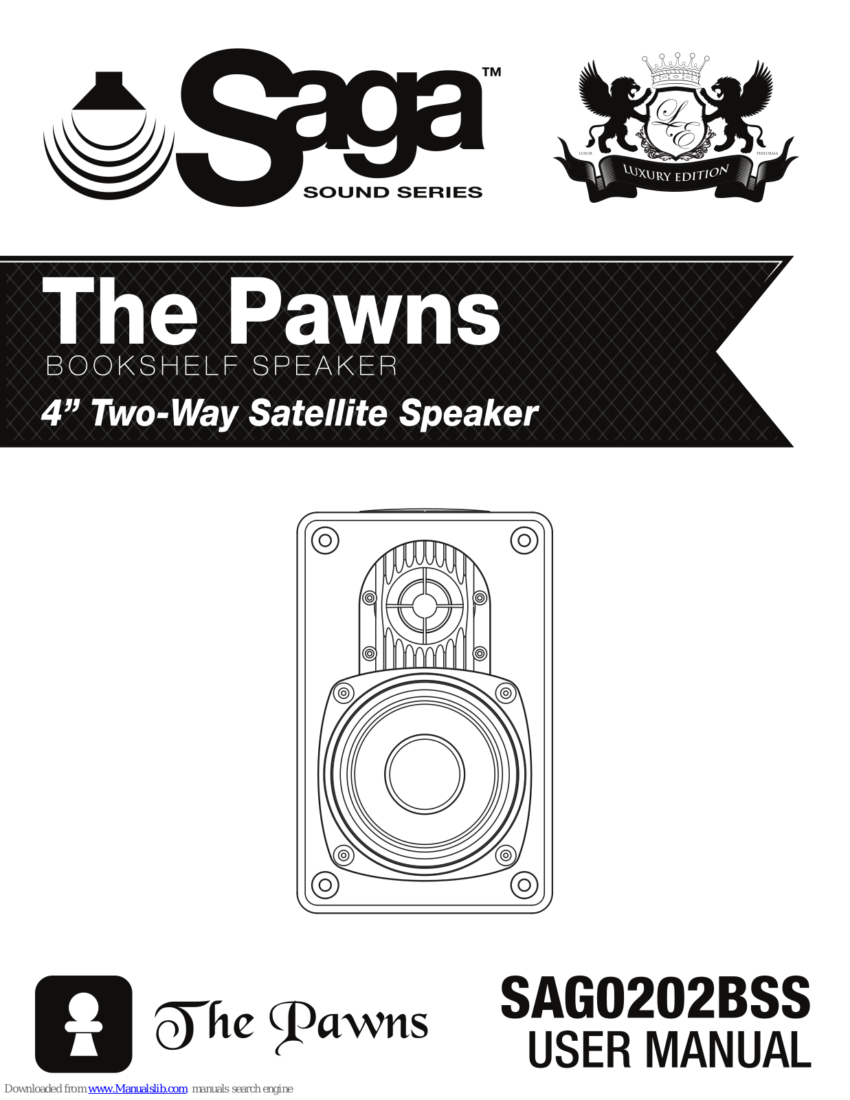 Saga The Pawns SAG0202BSS User Manual