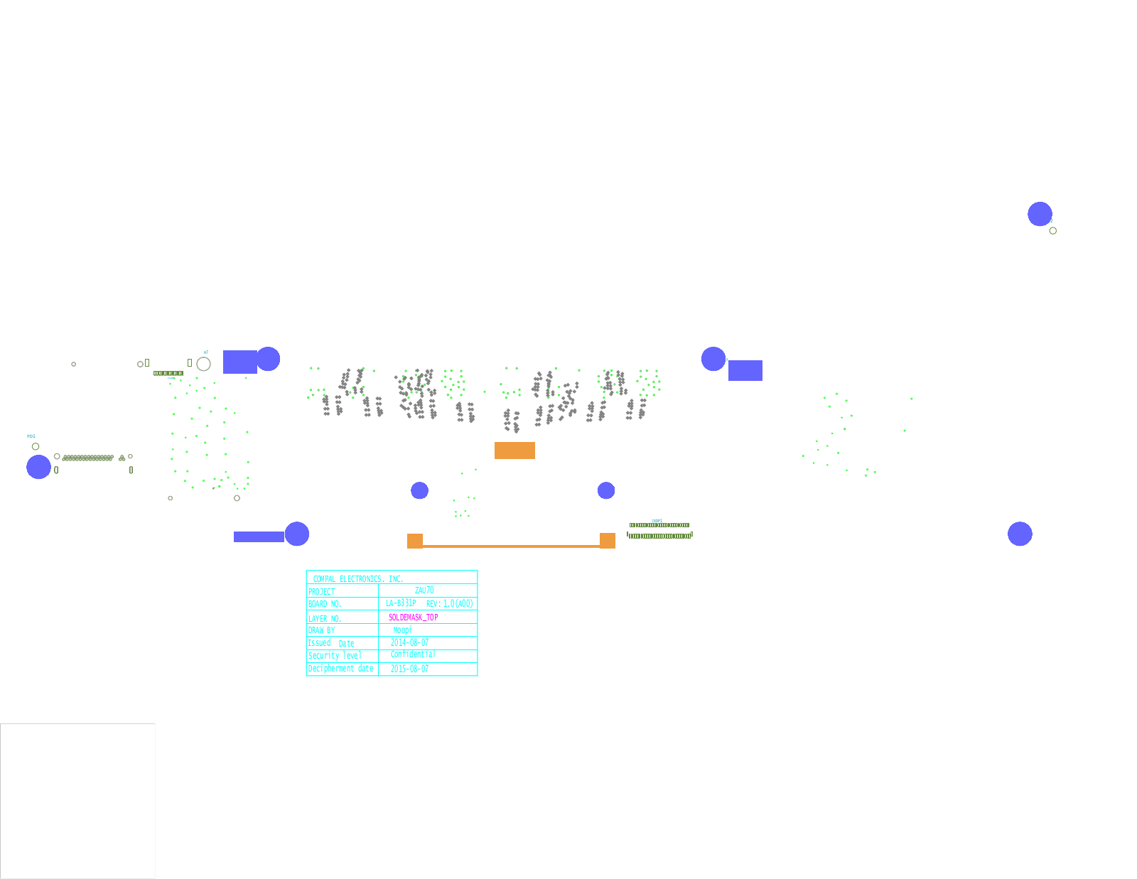 Compal LA-B331P BoardView top