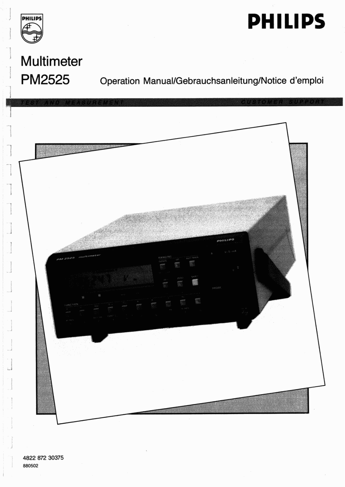 Philips PM2525 User Manual