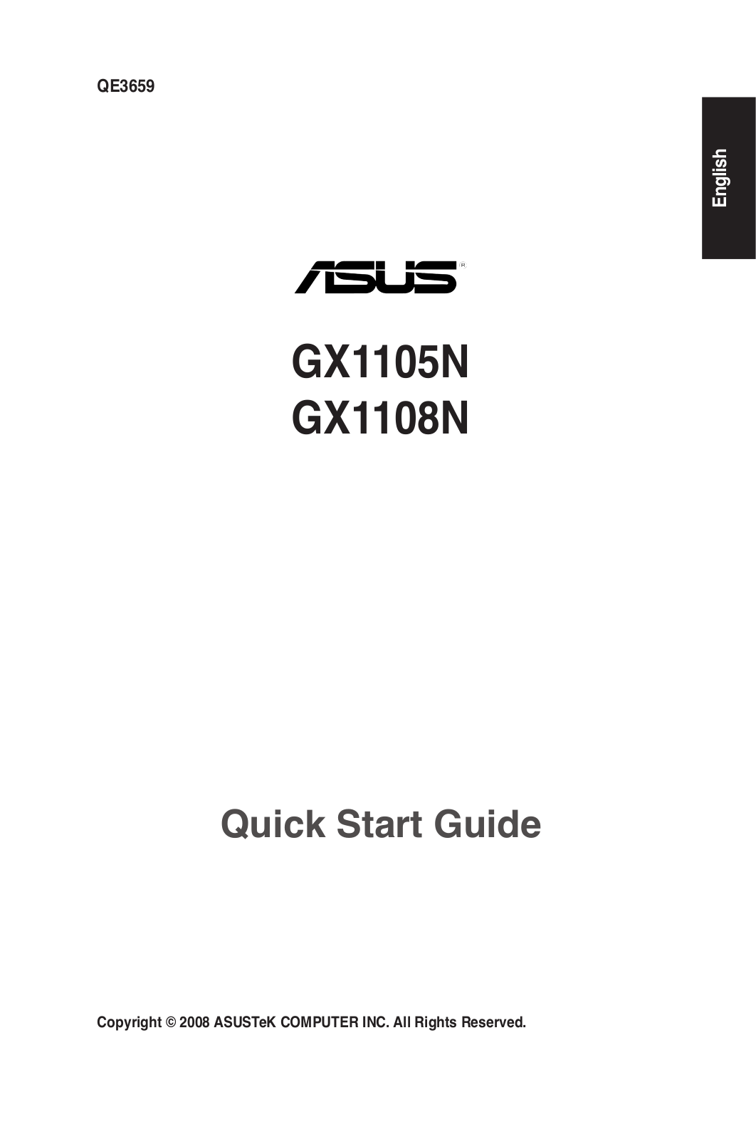 Asus X1108N User Manual