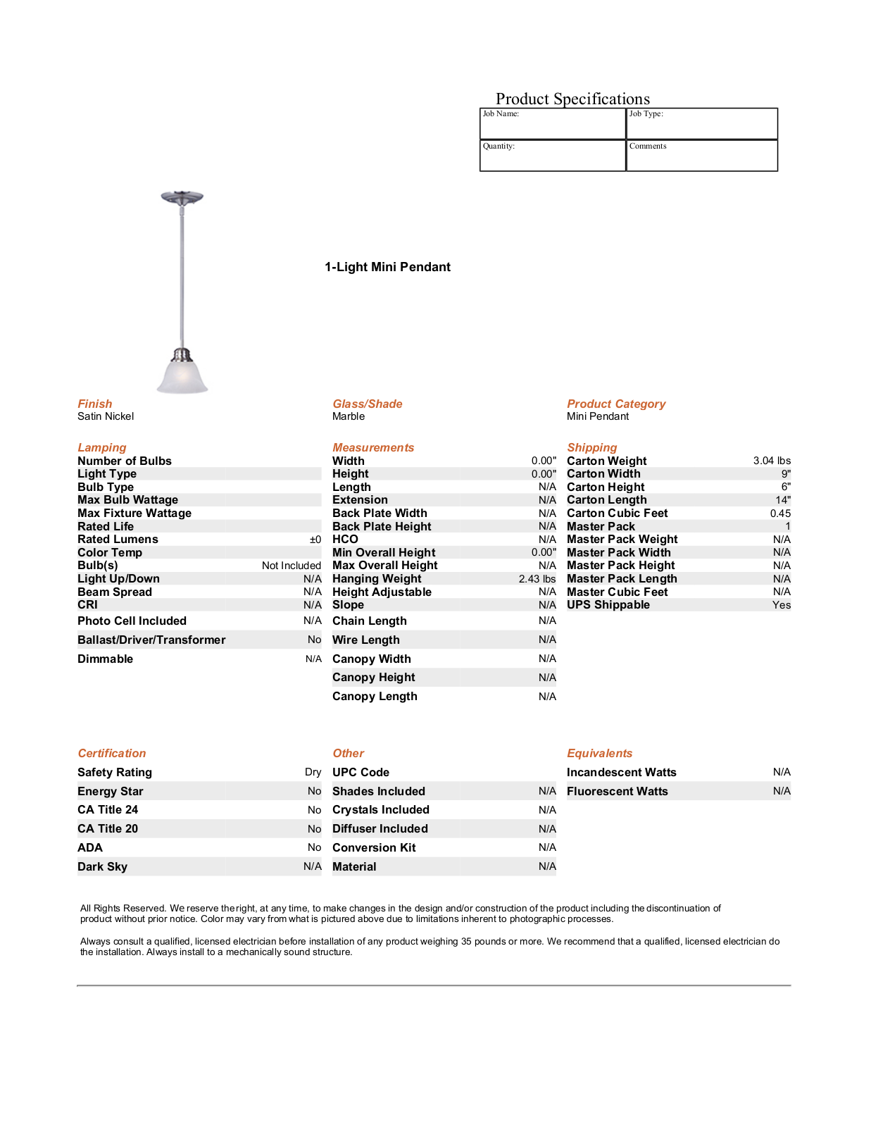 Wade Logan W000528981 Specifications - ManualMachine.com