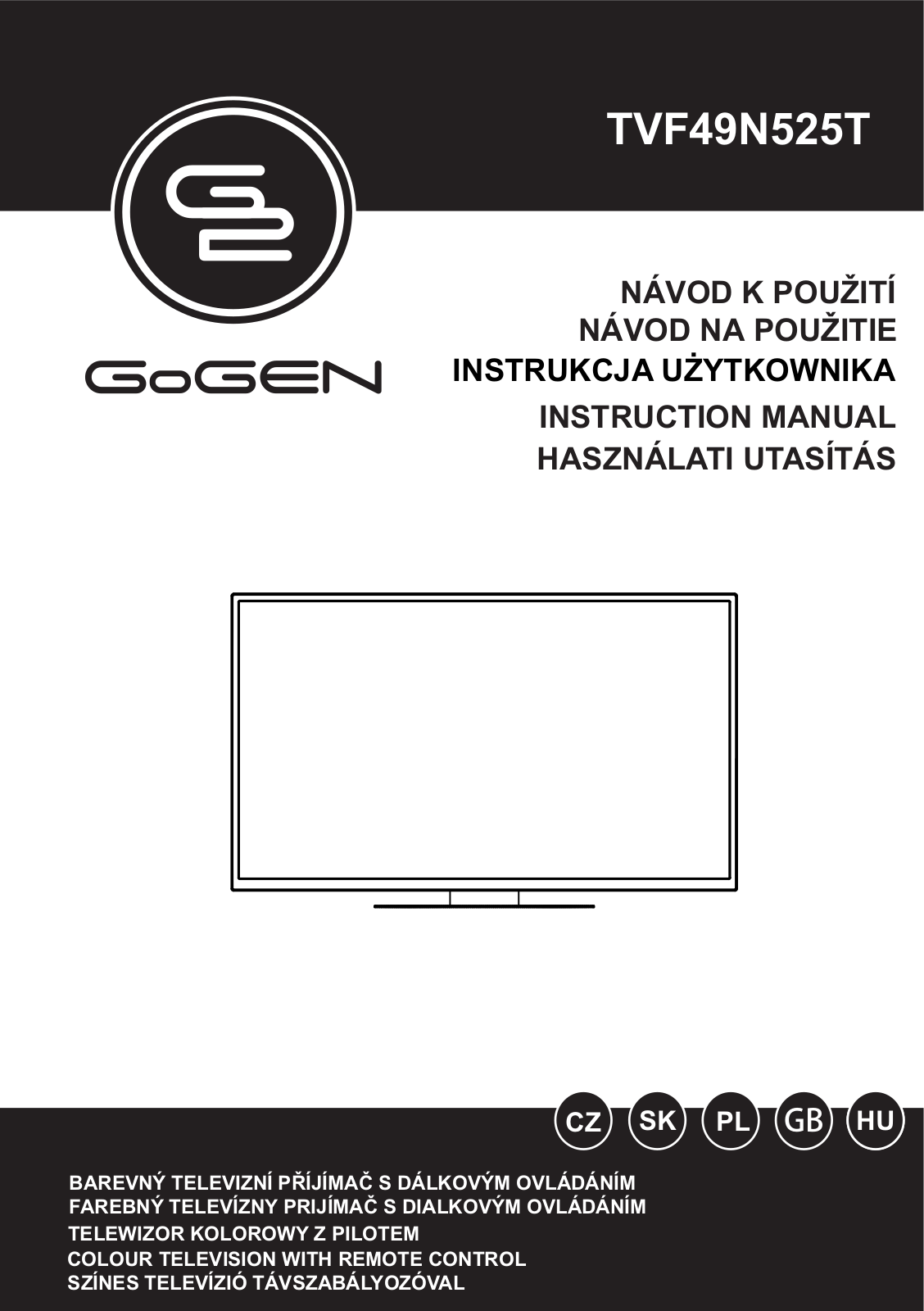 GoGEN TVF 49N525T User Manual