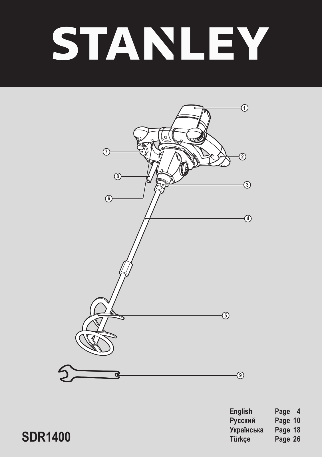 Stanley SDR1400 User Manual