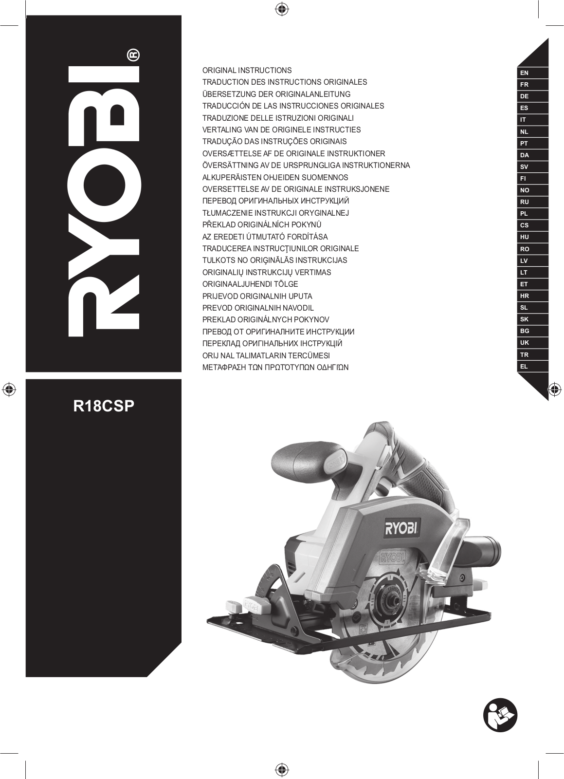RYOBI R18CSP-0 User guide - ManualMachine.com