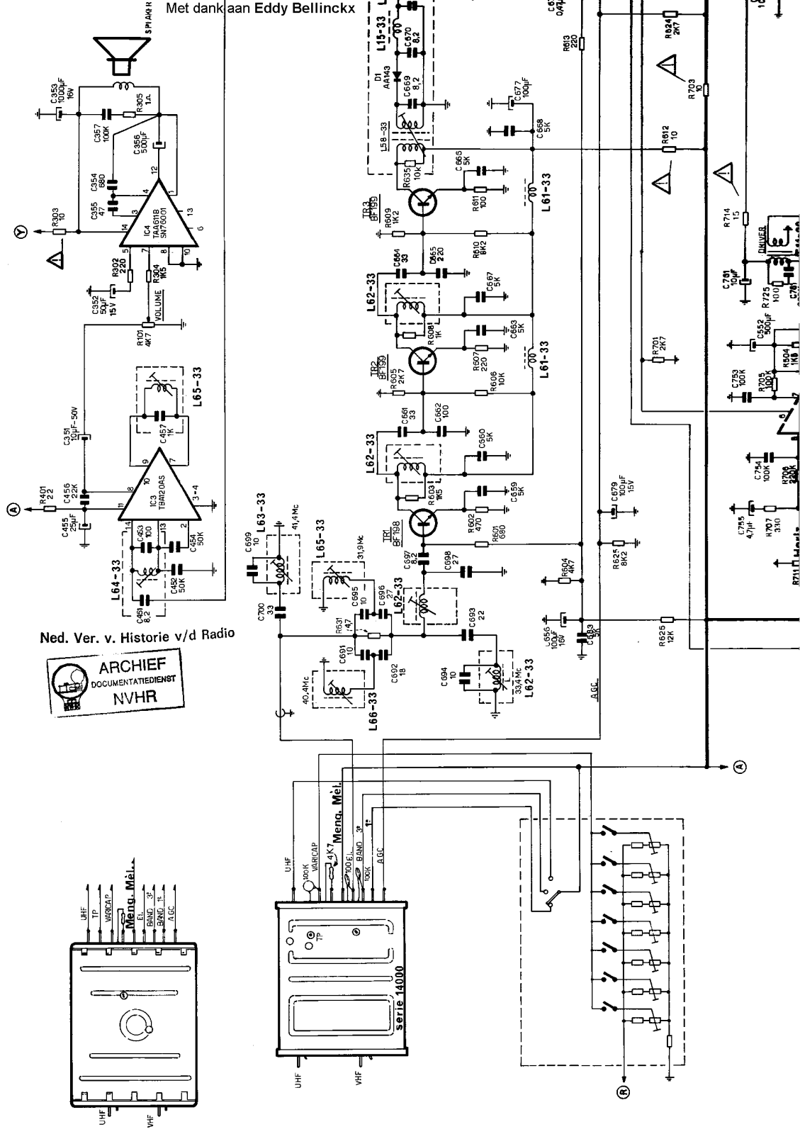 ITT Studio 1709 Schematic