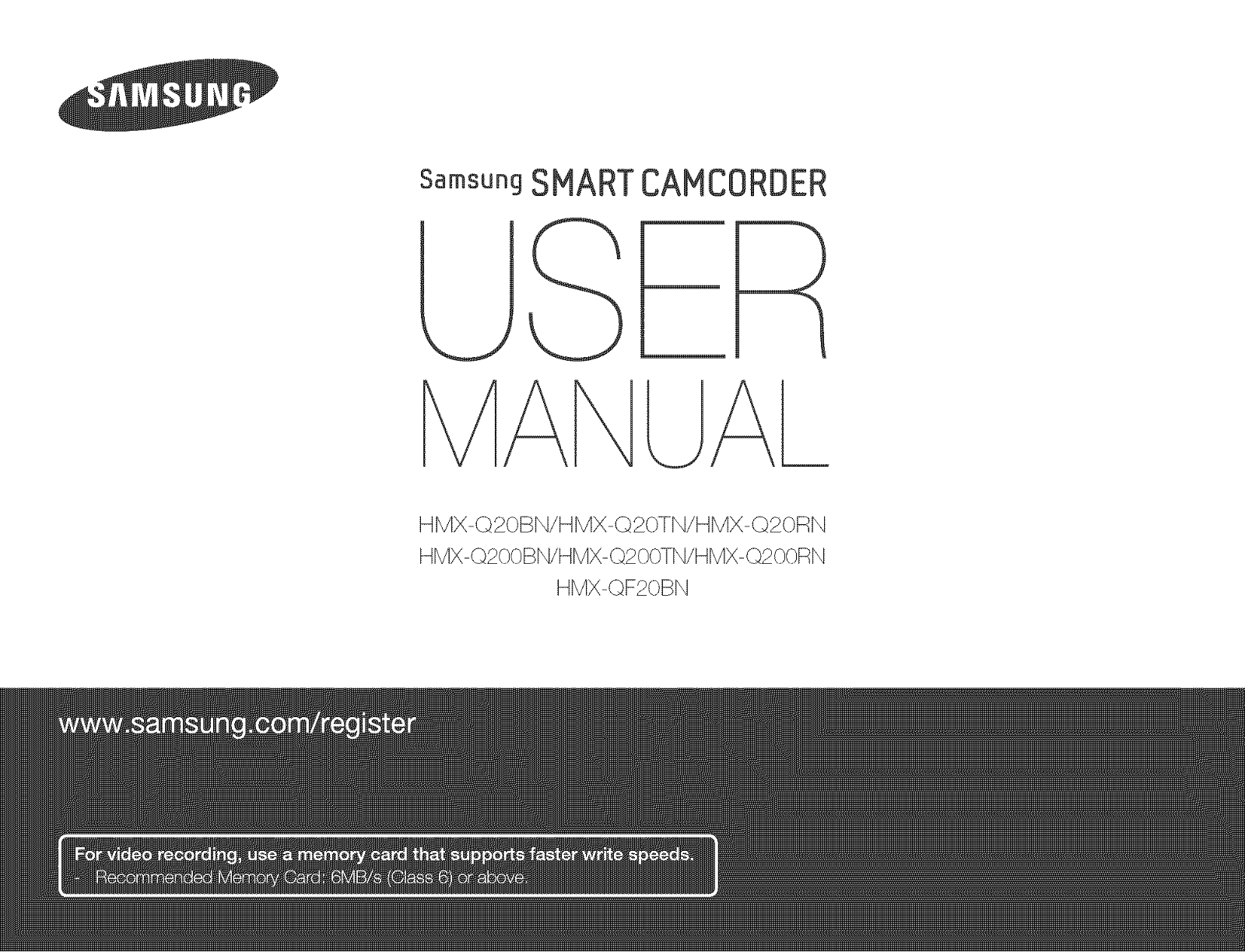 Samsung HMX-Q20BN/XAA-0001 Owner’s Manual