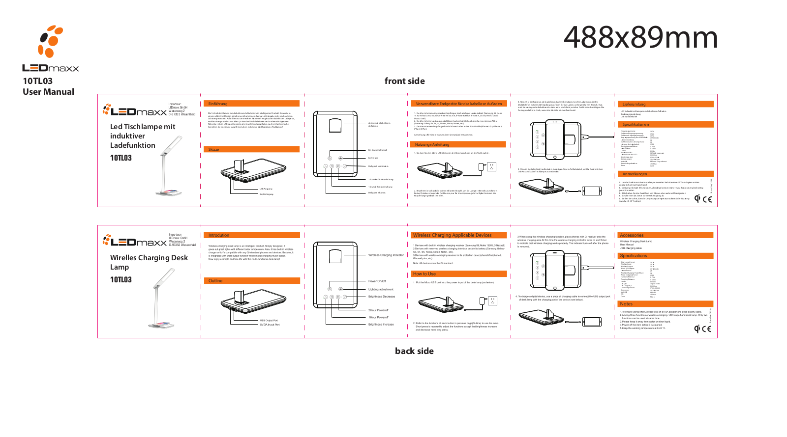 LEDmaxx 10TL03 User guide