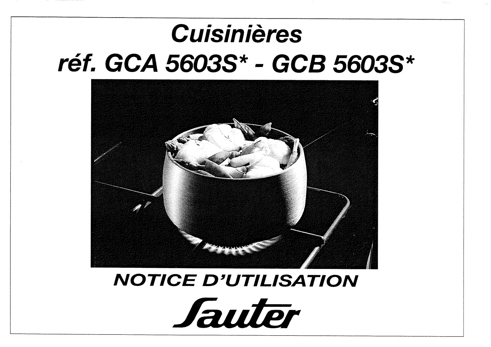 Sauter GCA5603S, GCB5603S User Manual