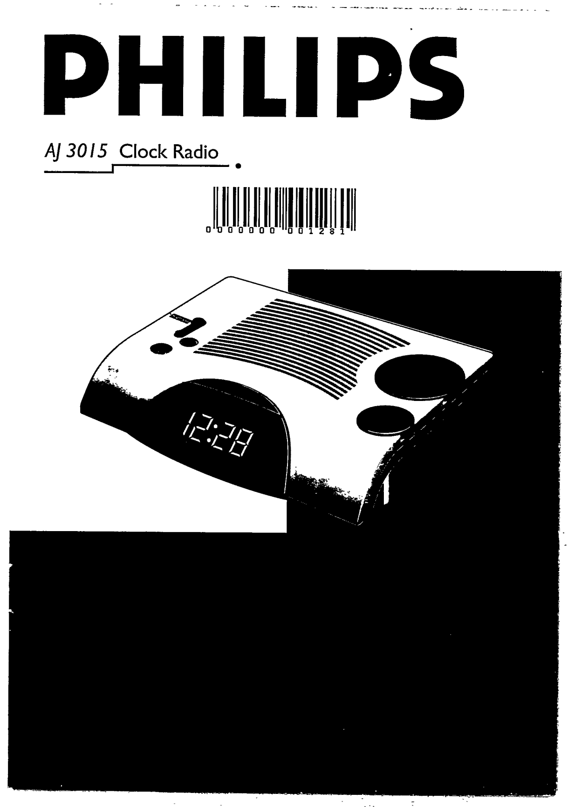 Philips AJ3015/04, AJ3015/19, AJ3015/00, AJ3015 User Manual