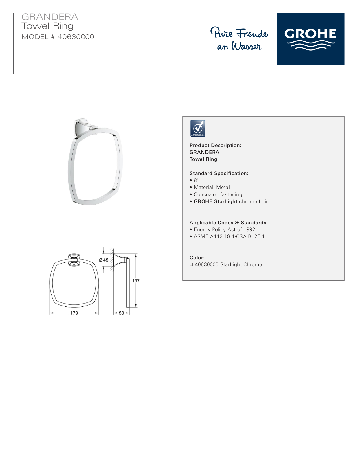 GROHE GRH5085 Specifications - ManualMachine.com