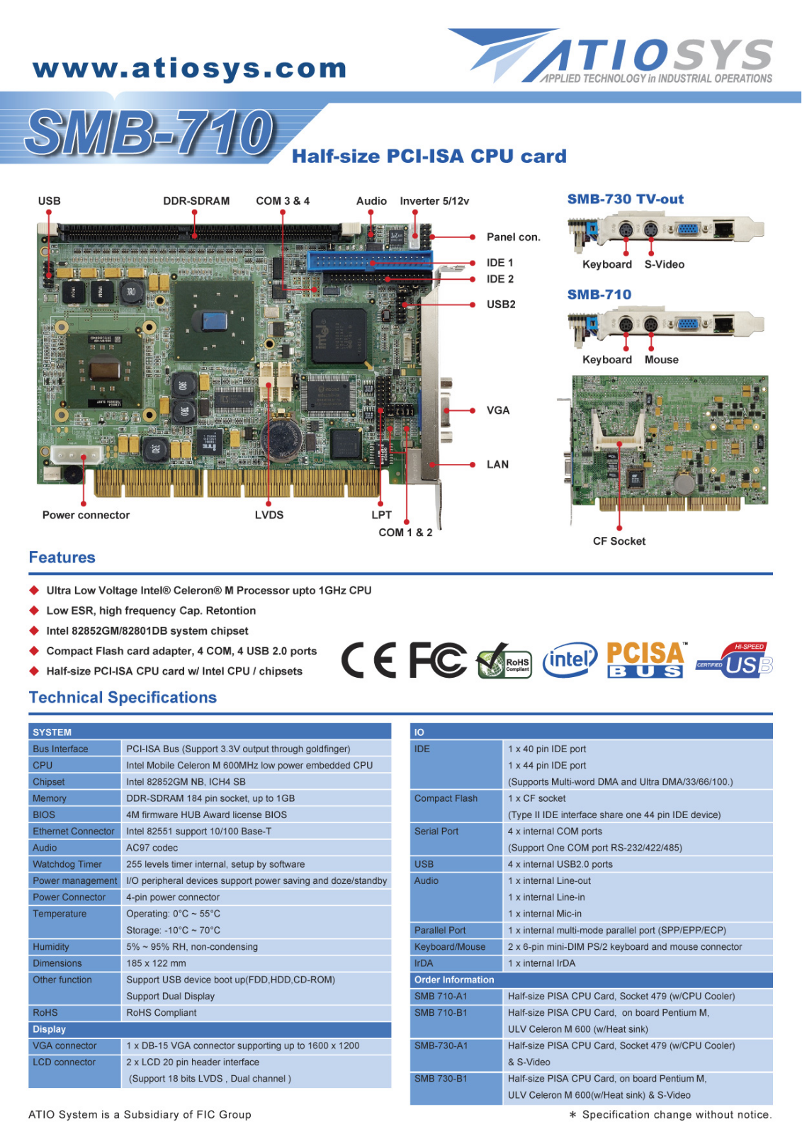 Fic SMB-710 User Manual