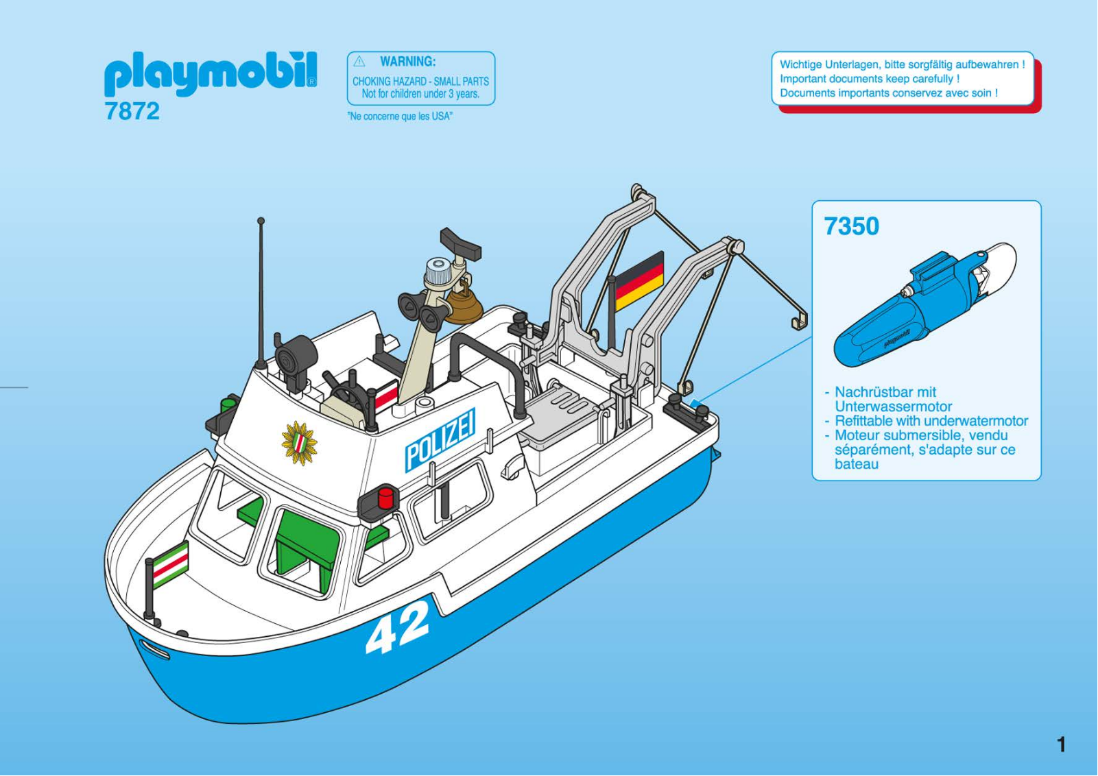 Playmobil 7872 Instructions