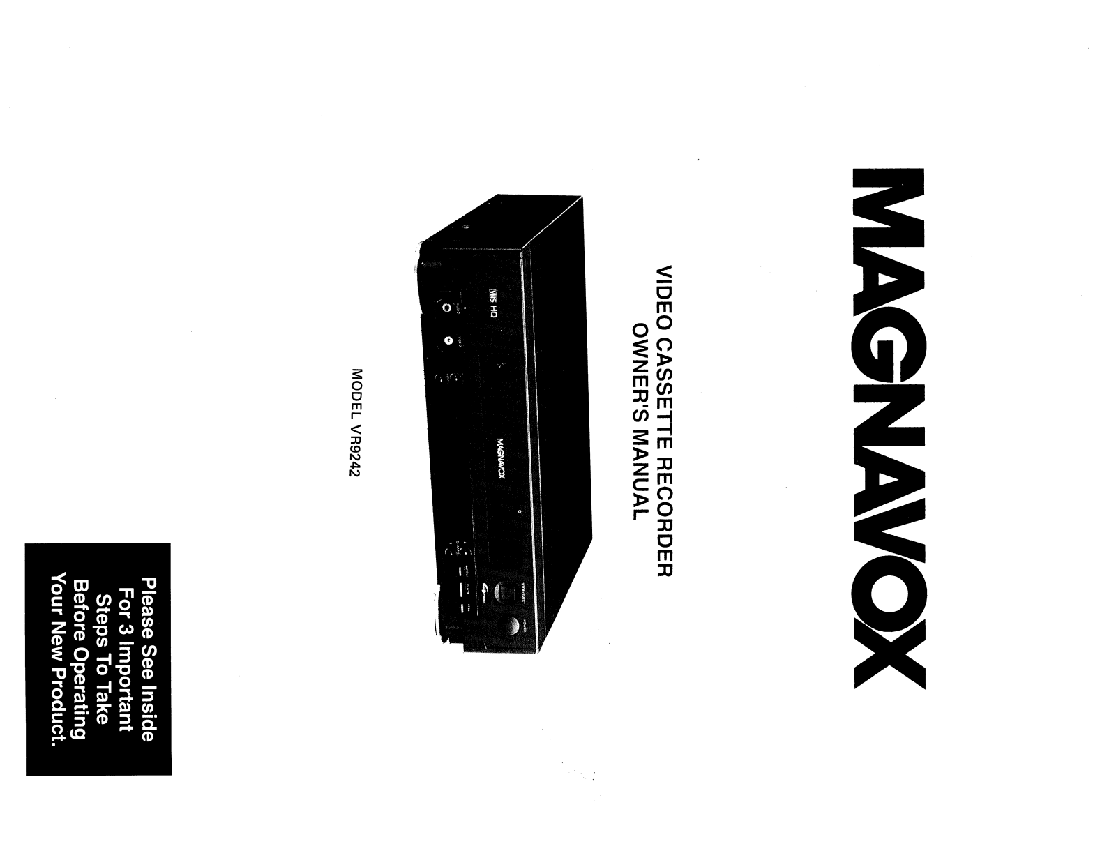 Magnavox VR9242 User Manual